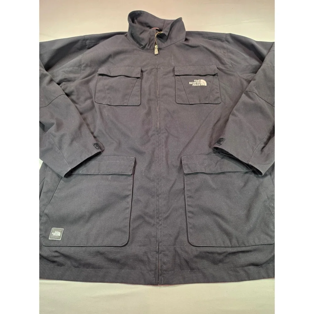 The North Face A5 Series Mens 2XL vintage Black Utility Field Jacket Canvas